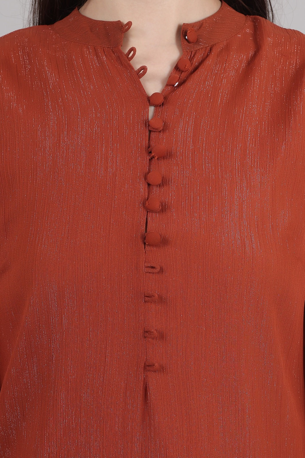 Thoughtful women tiered brown above knee/ mid thight length dress