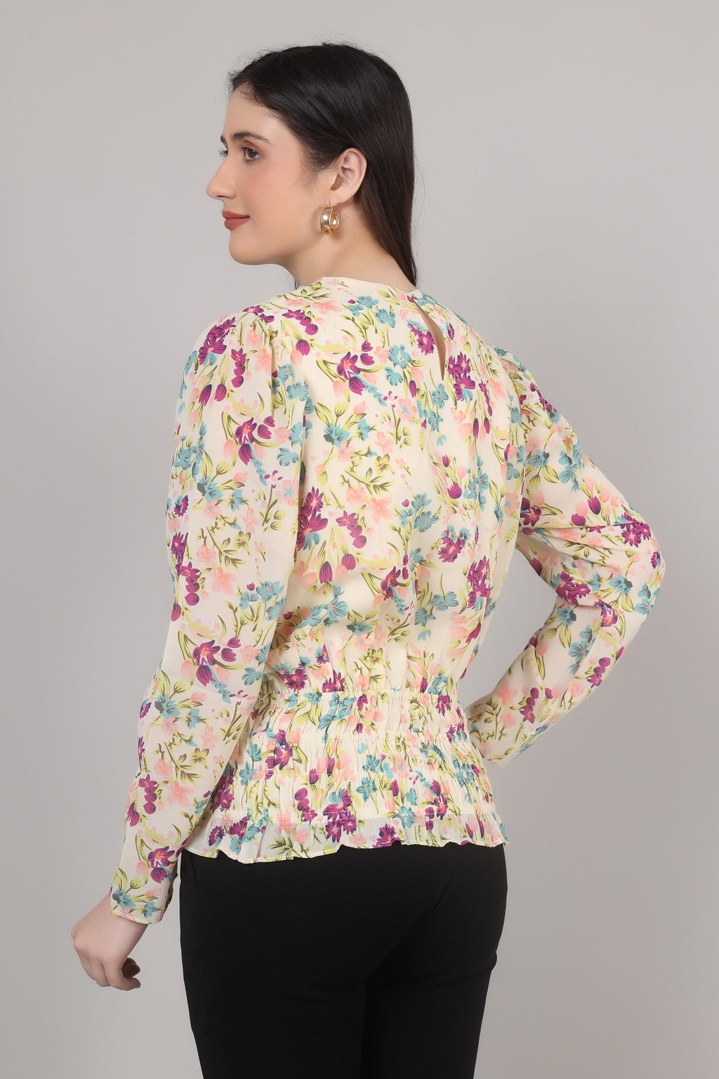 Thoughtful party floral print , printed women multi color